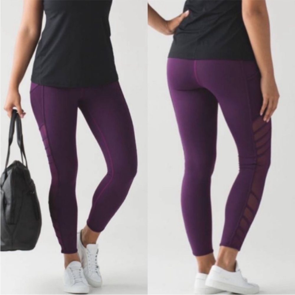 Lululemon Wild and Free Tight Leggings Size 4 Purple
